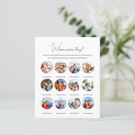 彼らは12の写真の結婚婚約ゲーム (スタンド正面)