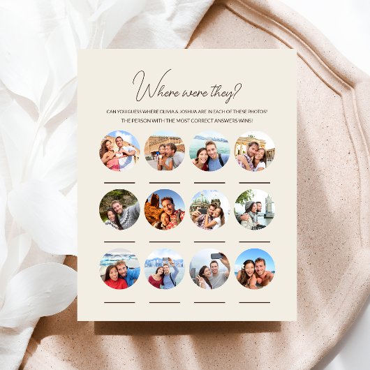 彼らは12の写真の結婚婚約ゲーム