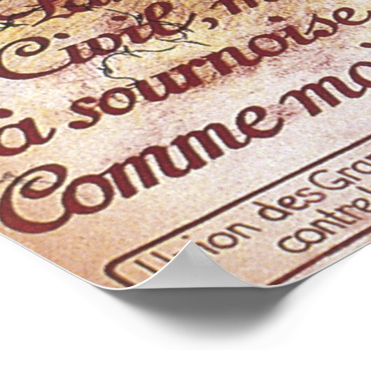 彼らは1918年の第一次世界大戦で～を通過してはならない ポスター (角)