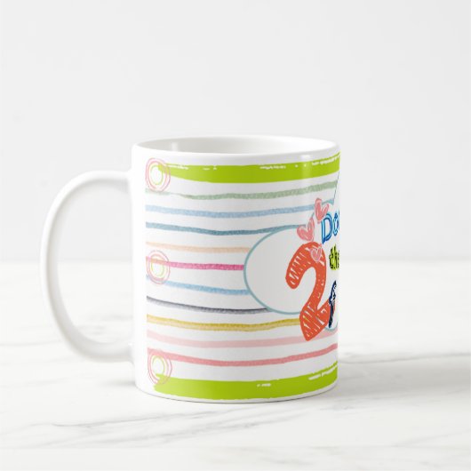 彼らは2速いテーマのマグカップの子供を成長させる点滅しない コーヒーマグカップ (左)