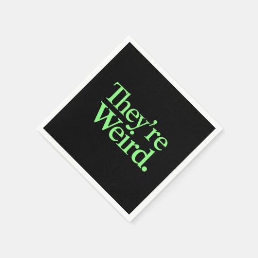 彼らは2024年の風変わり大統領選挙ハリス・トランプ スタンダードカクテルナプキン (角)