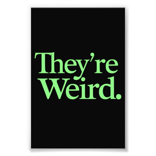 彼らは2024年の風変わり大統領選挙ハリス・トランプ フォトプリント            (正面)