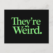 彼らは2024年の風変わり大統領選挙ハリス・トランプ ポストカード (正面)