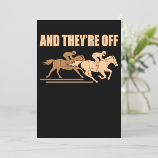 彼らは、オフ競馬のバレルレースのレーサー馬レース 招待状 (スタンド正面)