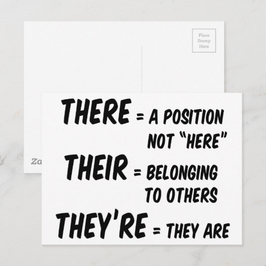 彼らは ポストカード (正面/裏面)