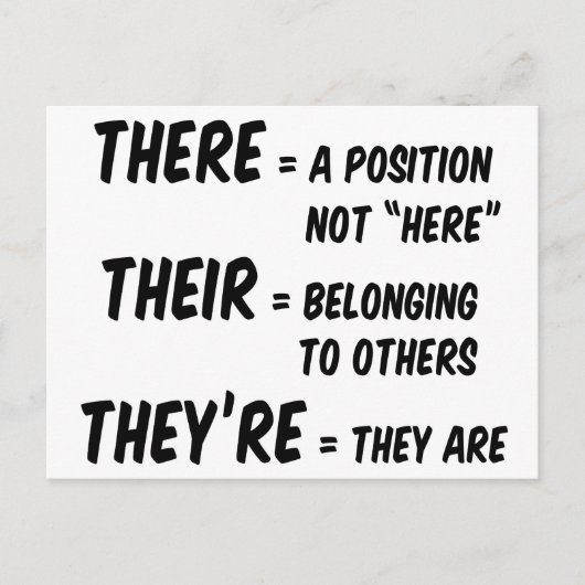 彼らは ポストカード (正面)