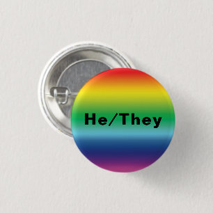 彼らはLgbtのレインボーカラーをLgbtのプライドと発音 缶バッジ