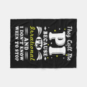 彼らはPi非理数数学ギーク数学おたくPi日と呼ぶ フリースブランケット (正面(横))