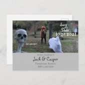 彼らはYes不気味結婚の 案内ポストカード (正面/裏面)