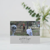 彼らはYes不気味結婚の 案内ポストカード (スタンド正面)