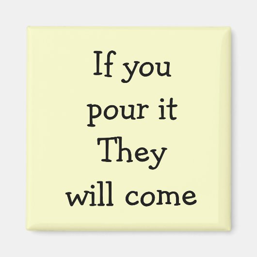 彼らもしが注げ来る マグネット (正面)