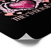 彼らもしはスケルトンの手のハートに感覚を持っていた ポスター (角)