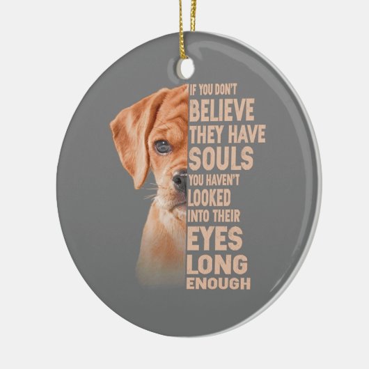 彼らもしは信じ魂を持っていない セラミックオーナメント (左)
