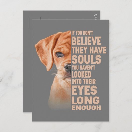 彼らもしは信じ魂を持っていない ポストカード (正面/裏面)