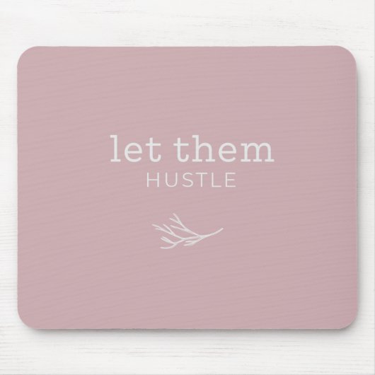 彼らをハッスルダスティマウヴやる気を起こさせるマウスパッド マウスパッド (正面)