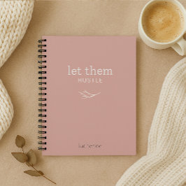 彼らをハッスルパーソナライズされたノート ノートブック