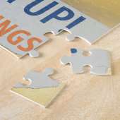 彼らをバックアップ!第2次世界大戦ポスター ジグソーパズル (側面)