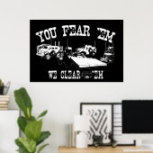 彼らを恐れて…我々澄んは ポスター (ホームオフィス)