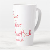 彼らを愛し与えておばあちゃんおもしろい カフェラテマグ (右アングル)