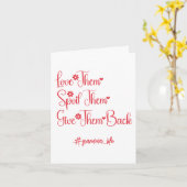 彼らを愛し与えておばあちゃんおもしろい カード (黄色い花)