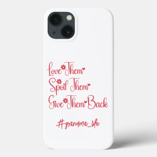 彼らを愛し与えておばあちゃんおもしろい Case-Mate iPhoneケース (裏面)