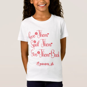 彼らを愛し与えておばあちゃんおもしろい Tシャツ