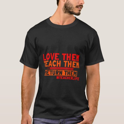 彼らを愛教えして彼らを返す Tシャツ (正面)