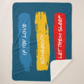 彼らを眠らせる シェルパブランケット (正面)