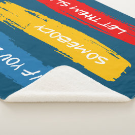 彼らを眠らせる シェルパブランケット