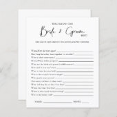 彼らを知っている最高の人 |ブライダルシャワー (正面/裏面)