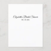 彼らを知っている最高の人 |ブライダルシャワー (裏面)