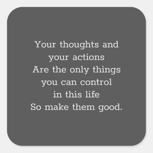 彼らを良くする スクエアシール (正面)