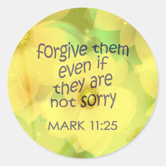 彼らを許す ラウンドシール (正面)