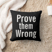 彼らを間違って証明す感動的る クッション (ブランケット)