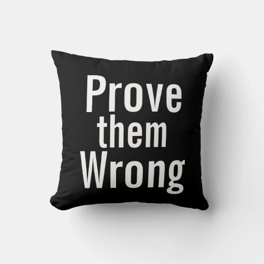 彼らを間違って証明す感動的る クッション (正面)