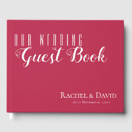 彼らエレガントはミニマルの後で幸せに暮らし結婚た ゲストブック