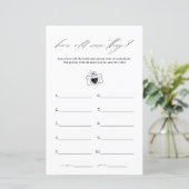 彼らエレガントは何歳だったブライダルシャワーゲーム (スタンド正面)