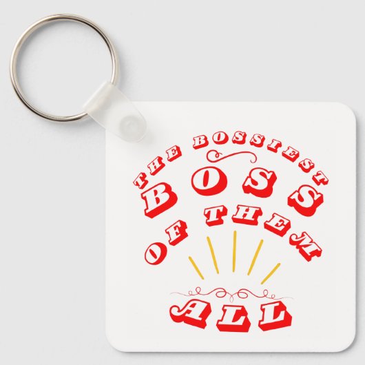 彼ら全員の最高のボス キーホルダー (正面)