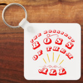 彼ら全員の最高のボス キーホルダー (正面)