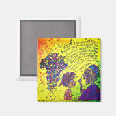 彼ら失ったの歴史2インチ角磁石 マグネット (正面/裏面)