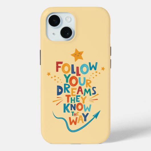 彼ら後を追はインスピレーションの方法を知っているあなたの夢 Case-Mate iPhoneケース (裏面)