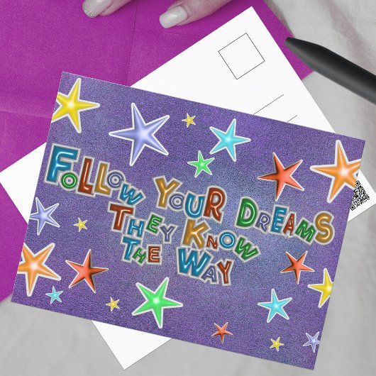 彼ら後を追は方法の引用文を知っている ポストカード