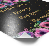 「彼ら後を追は道を知っているあなたの夢」引用文 フォトプリント            (角)