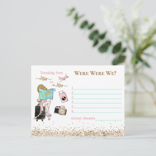 彼ら恋しく思からミセスブライダルシャワーまで我々は戦っていた ポストカード (スタンド正面)