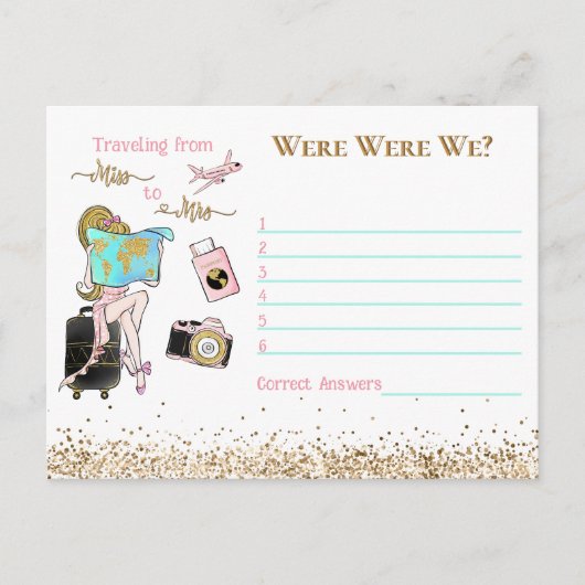 彼ら恋しく思からミセスブライダルシャワーまで我々は戦っていた ポストカード (正面)