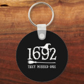 彼ら恋しく思は一つのハロウィンフェミニスト魔女の裁判を行う キーホルダー (正面)