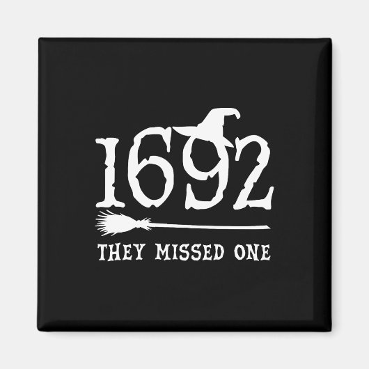 彼ら恋しく思は一つのハロウィンフェミニスト魔女の裁判を行う マグネット (正面)