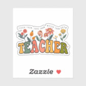 彼ら教えは彼らが成長するのを見て愛する。先生ギフト シール (シート)