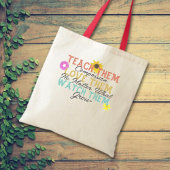 彼ら教えは彼らが成長する先生を見て愛している トートバッグ