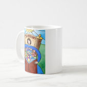 彼ら教えは熱心にマグカップ コーヒーマグカップ (正面左)